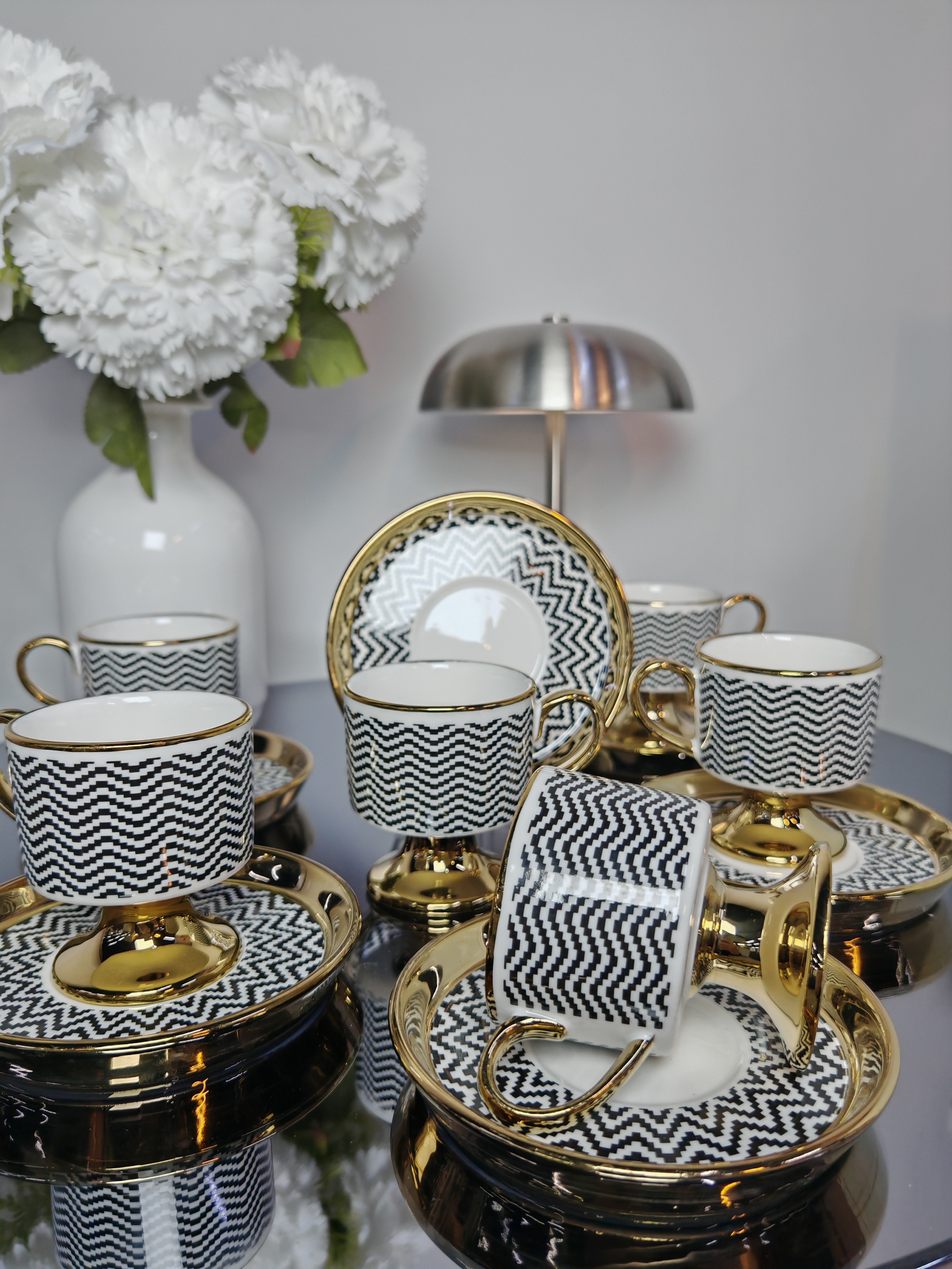 6 Kişilik Türk Kahvesi Fincan Takımı 100ml