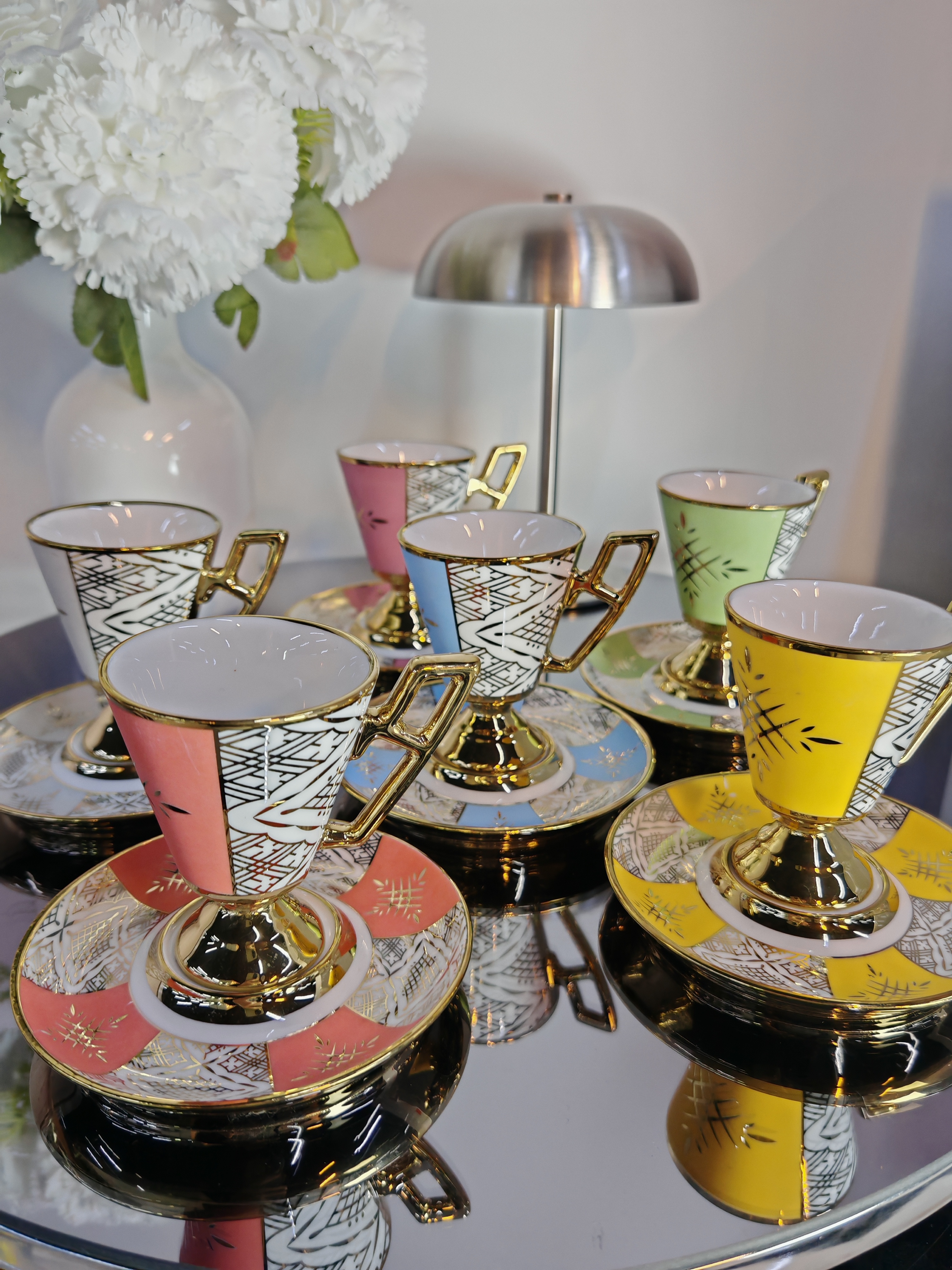 6 Kişilik Türk Kahvesi Fincan Takımı