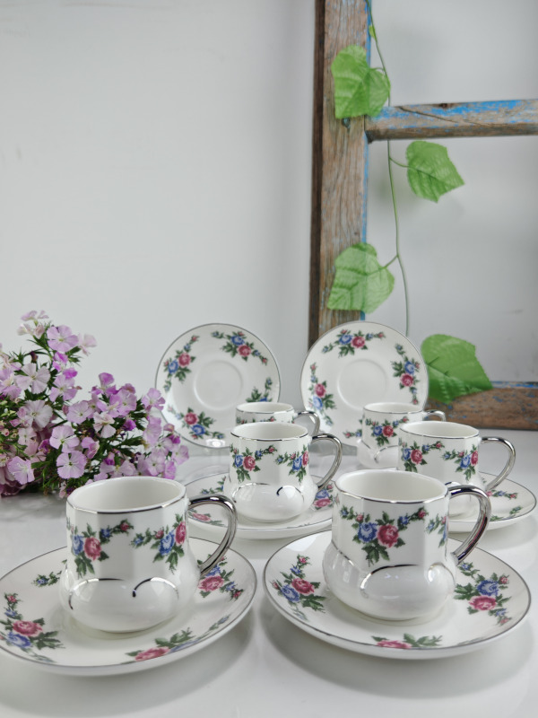 6 Kişilik Türk Kahvesi Fincan Takımı