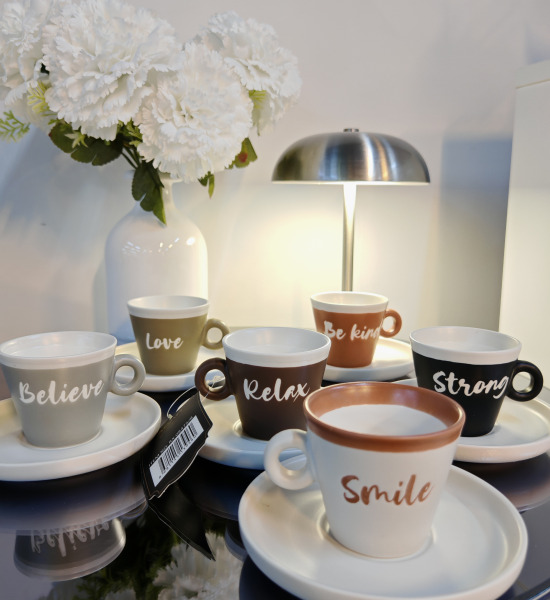 Modern 6 Kişilik Kahve Fincan Takımı